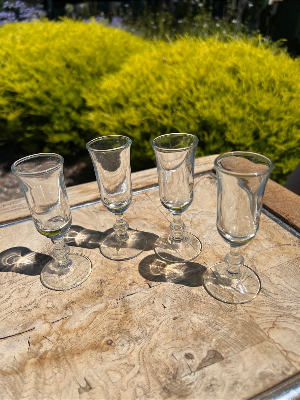 VTG Libbey Glass Company Georgian Cordial Liqueur Glasses - Set of 4